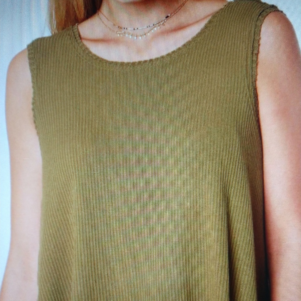 Free People Ribbed Boxy Tank Top - Picture 2 of 14